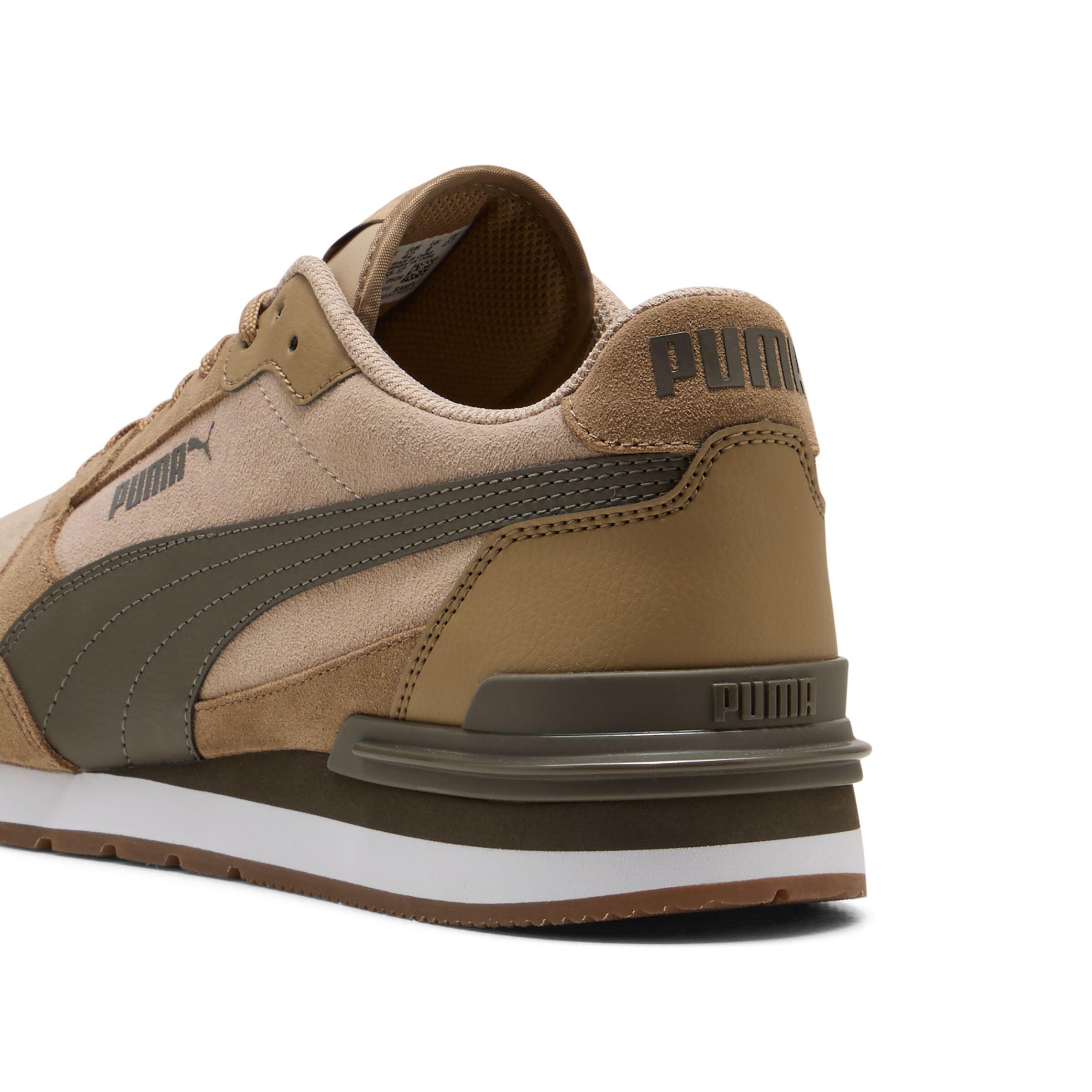 Puma ST Runner v4 SD Unisex Sneaker Schuhe Leder 399665 17 Braun 4/5