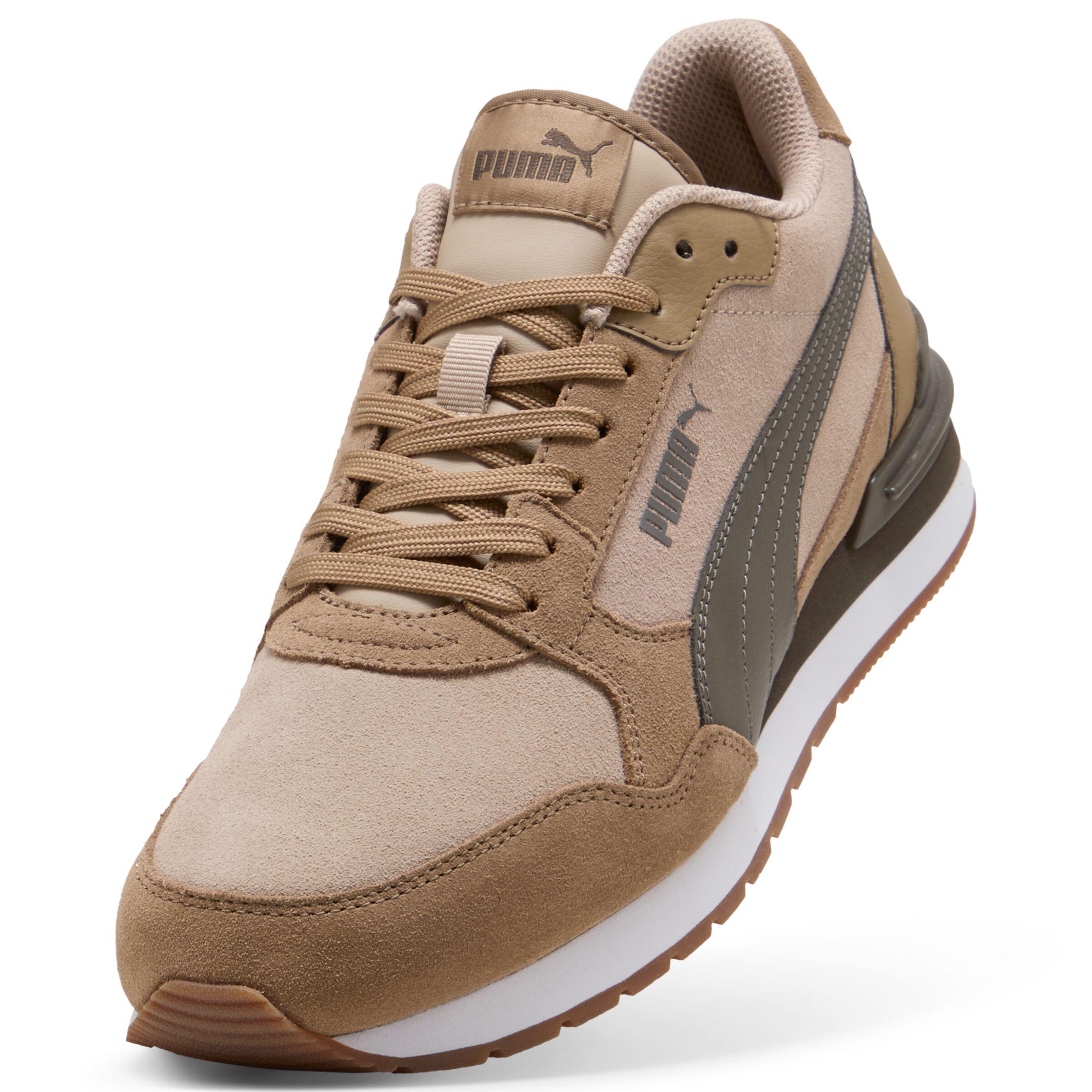 Puma ST Runner v4 SD Unisex Sneaker Schuhe Leder 399665 17 Braun 3/5