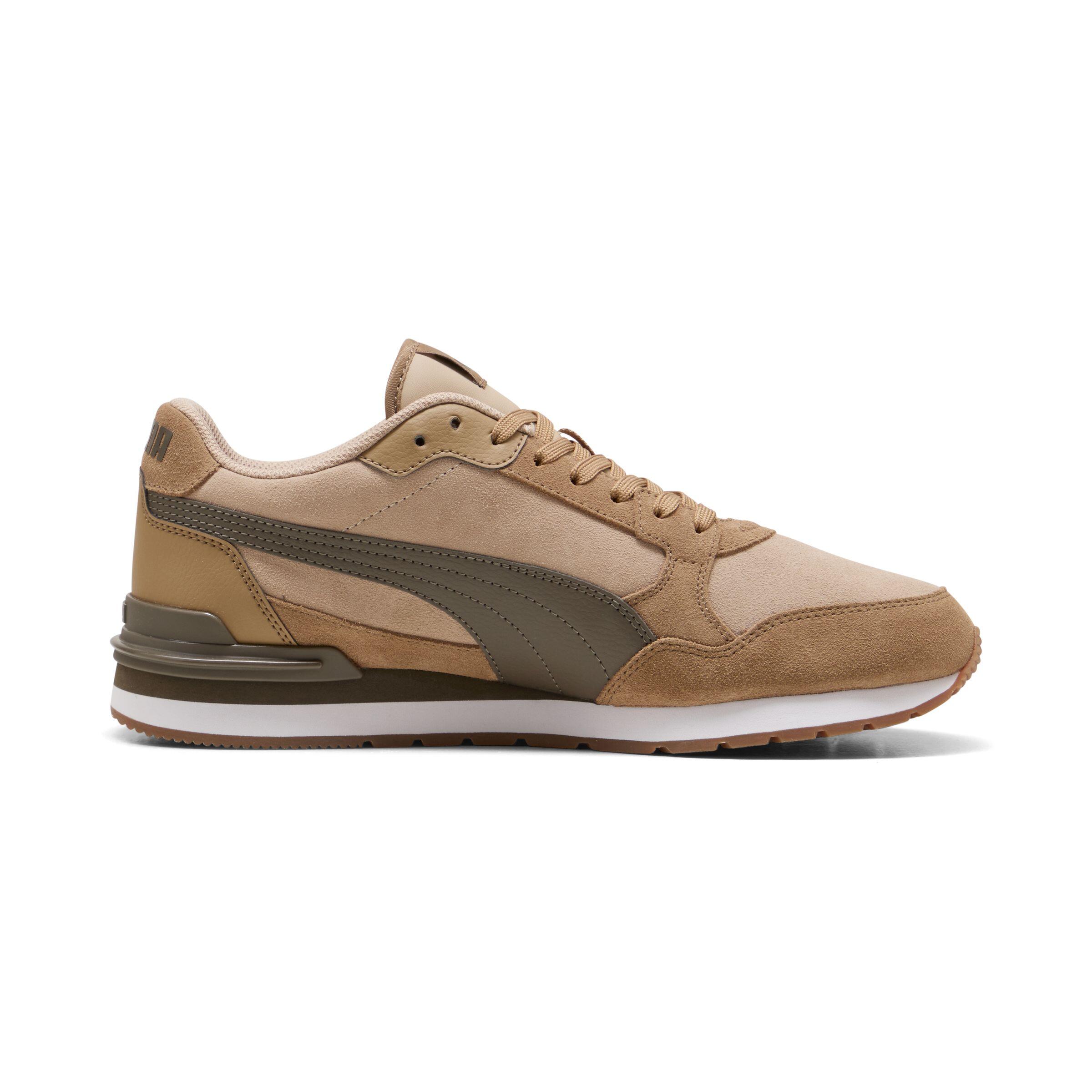 Puma ST Runner v4 SD Unisex Sneaker Schuhe Leder 399665 17 Braun 2/5