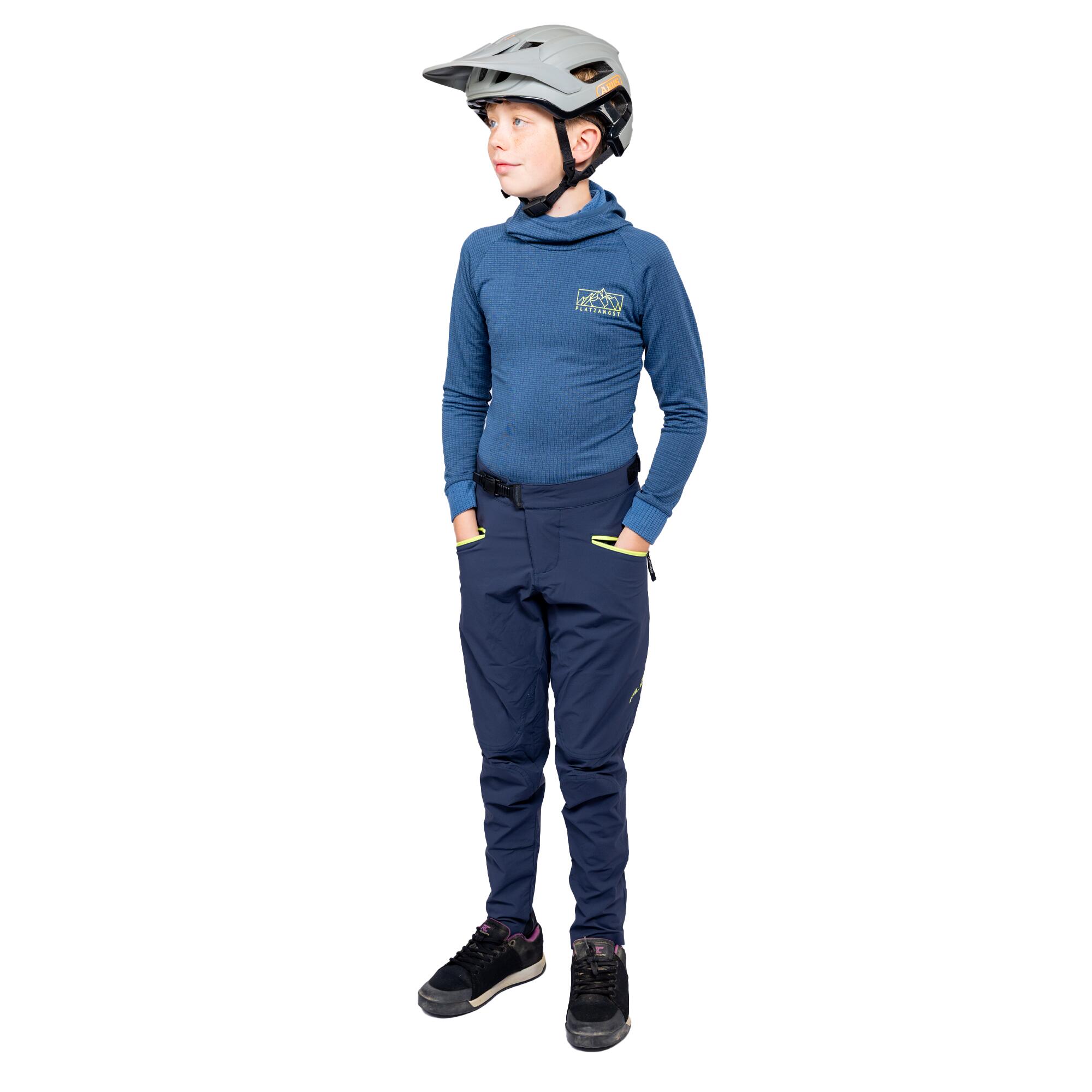 CF Tight Pants Youth - Blau - YL 4/5