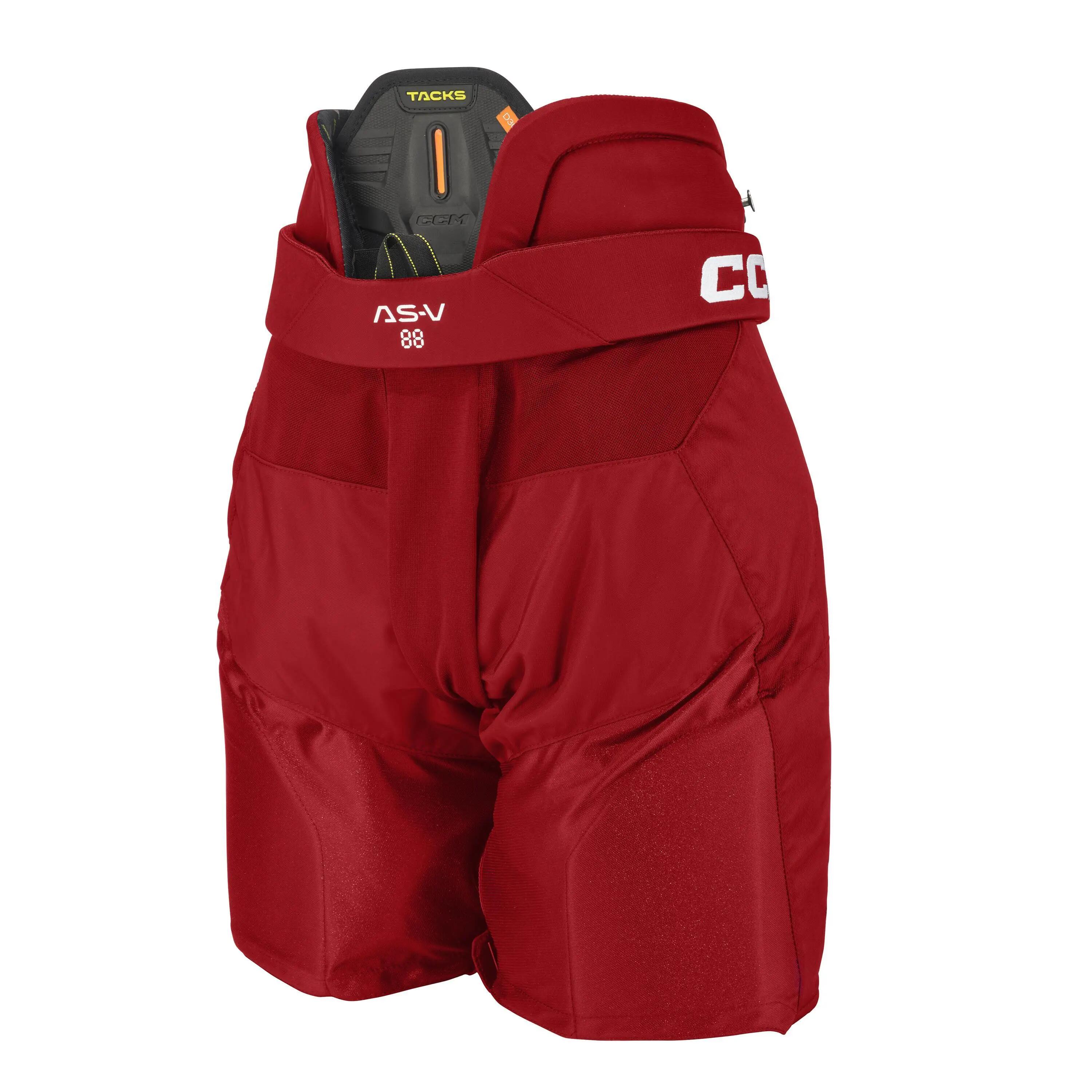 AS-V - Pantaloni da hockey su ghiaccio - Adulti - Rosso 2/4