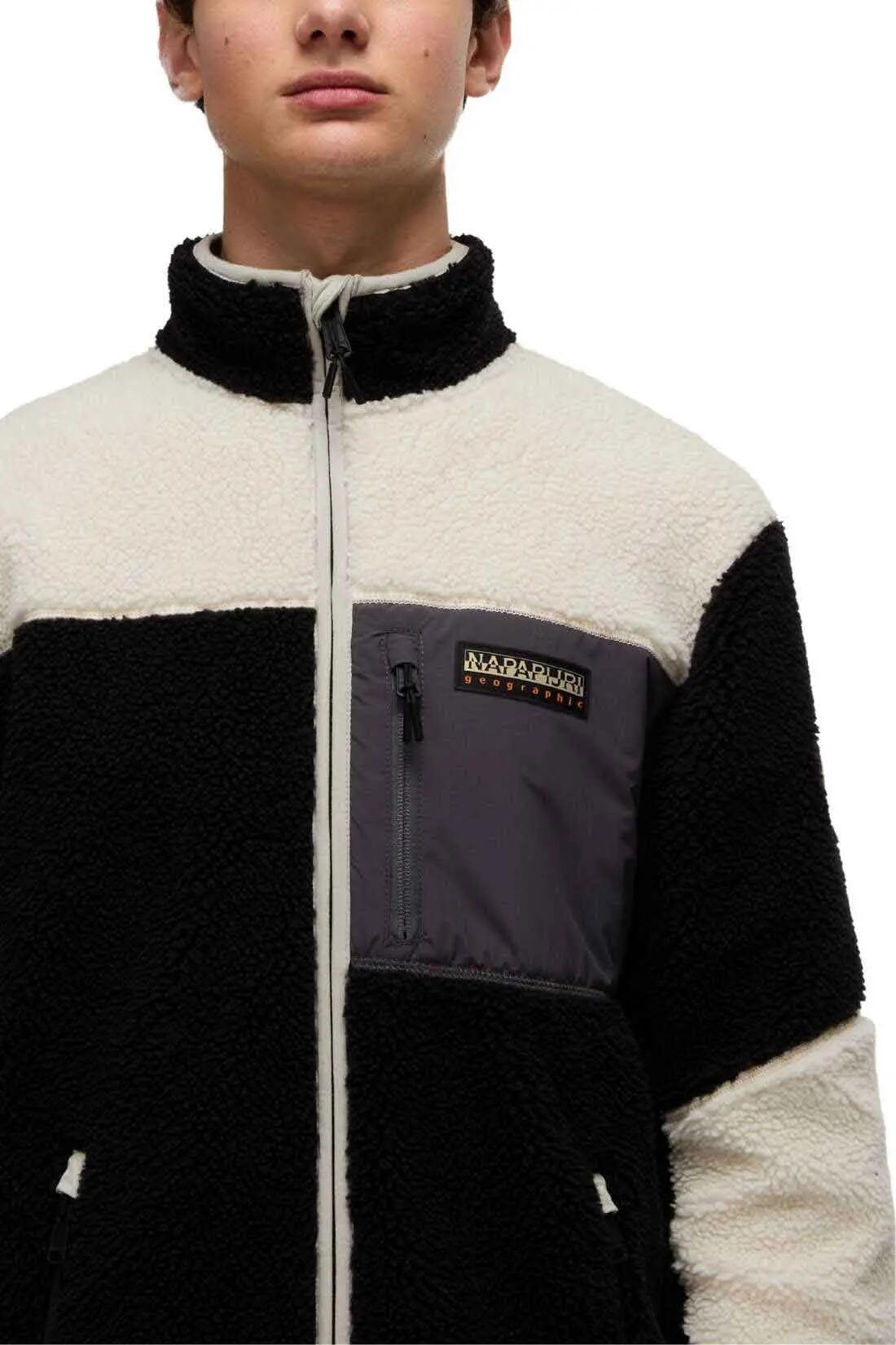 Polaire - Sportswear - Homme - Colorblock, col montant - Yupik - Noir 5/7