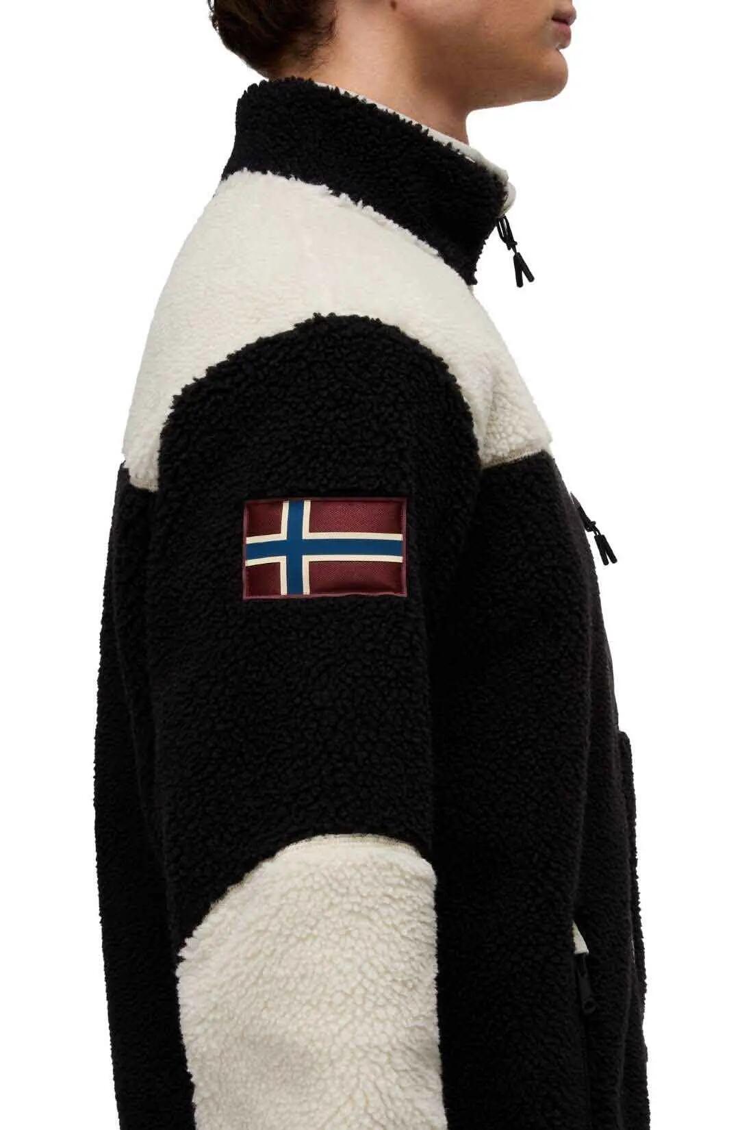 Polaire - Sportswear - Homme - Colorblock, col montant - Yupik - Noir 4/7