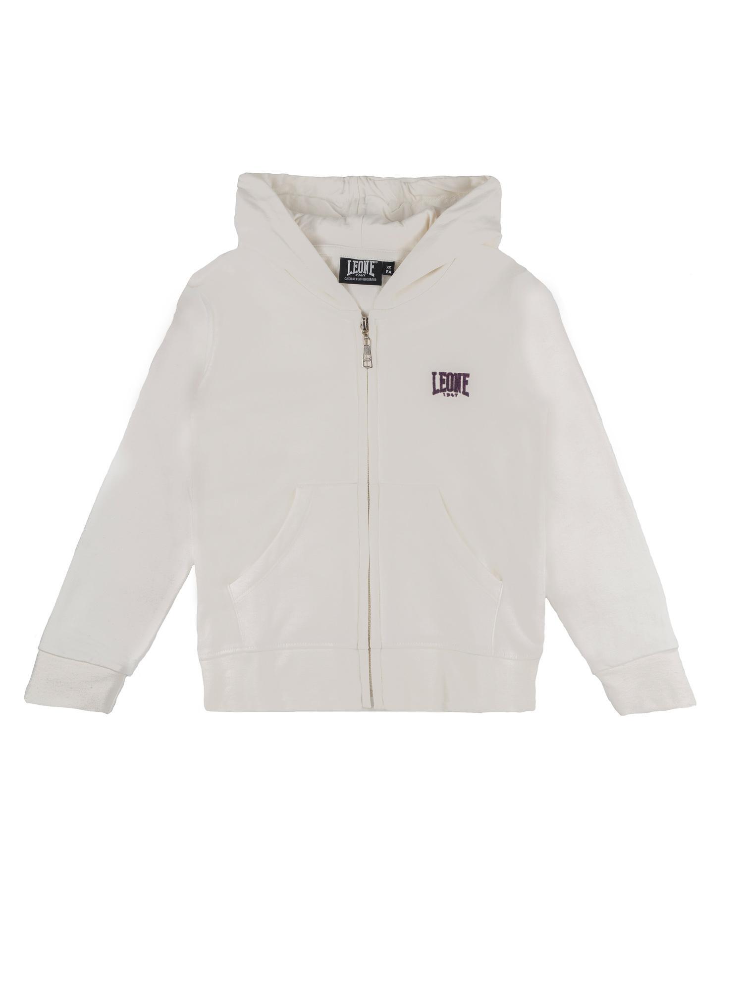 Sweat à capuche zippé d'hiver pour filles Leone 1947 Lavande 1/2