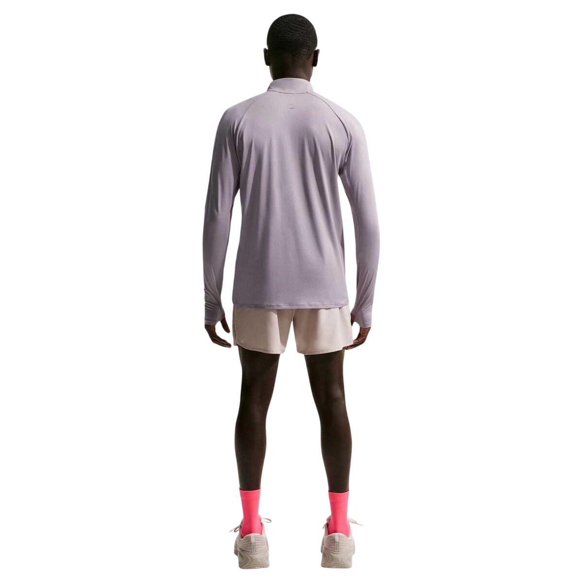 Top Corsa Uomo Nike Stride Viola Porpora 2/4