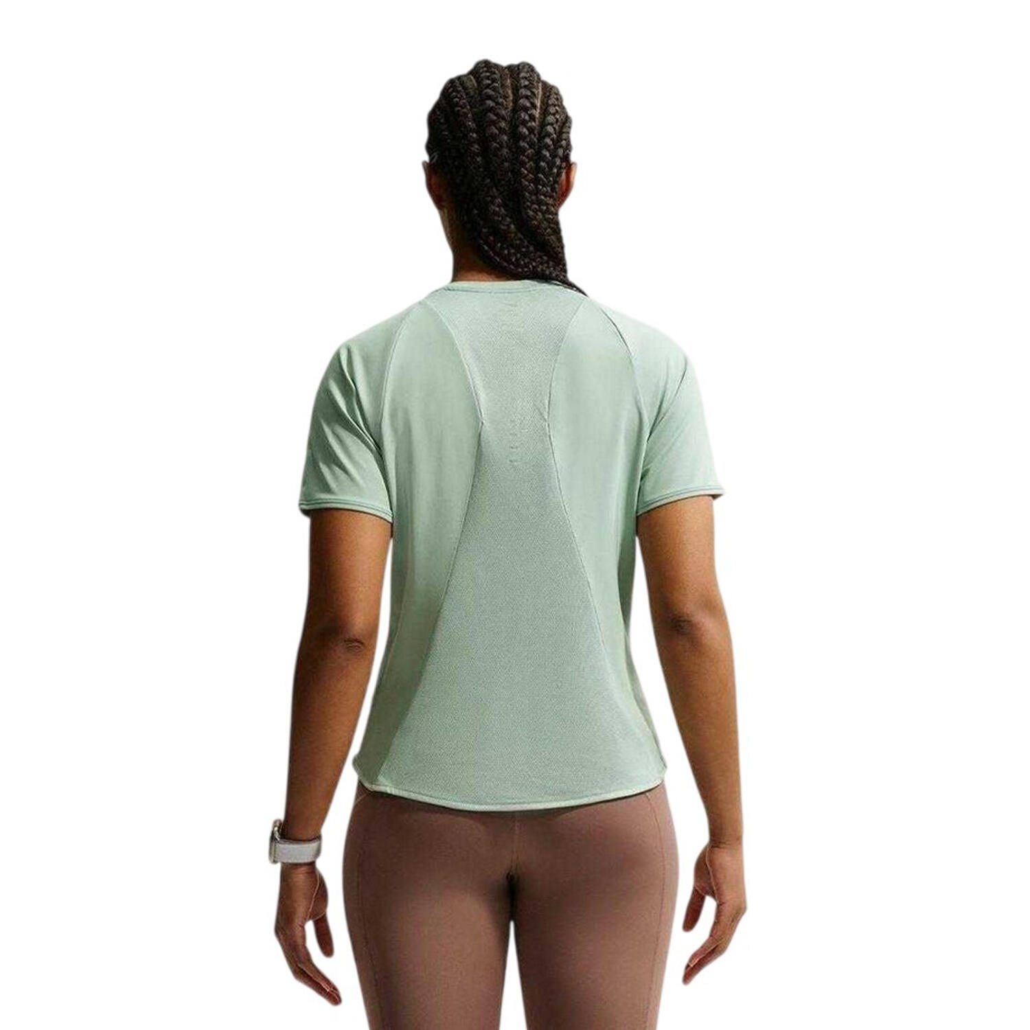 Maglietta Corsa DriFIT Donna Nike Swift Verde 2/3
