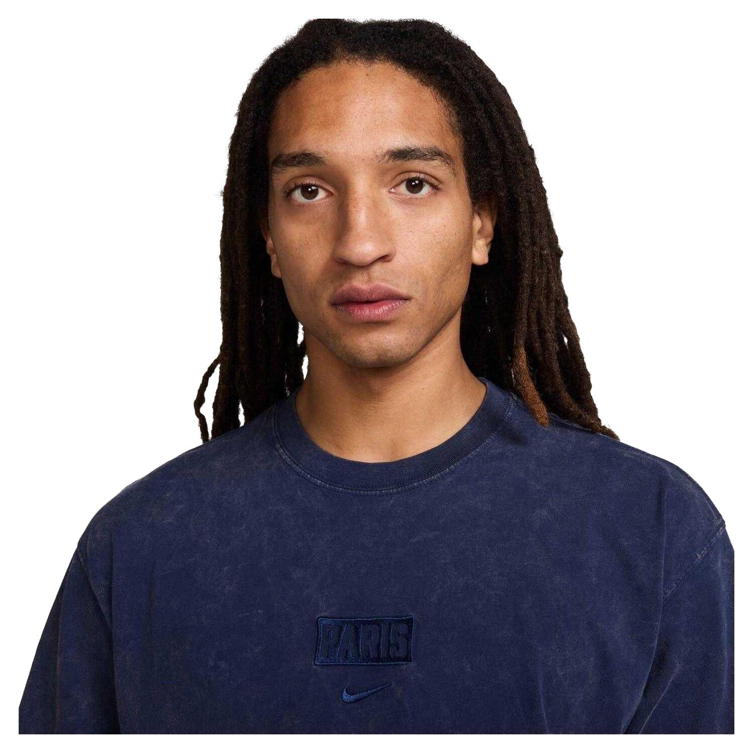 "Essentials" TShirt für Herren Mitternachtsblau 3/4