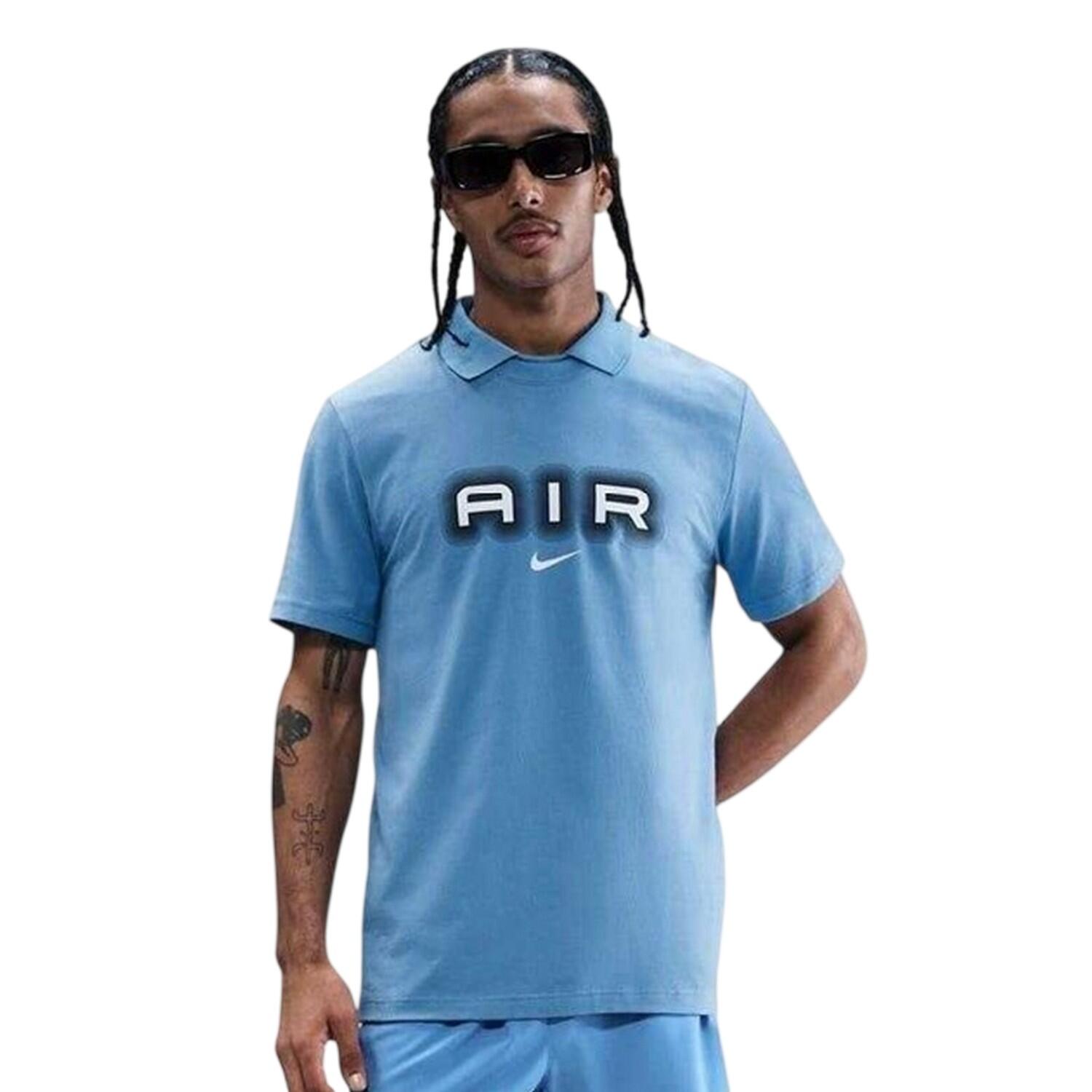 Mens Air Graphic TShirt (Blue) 2/3