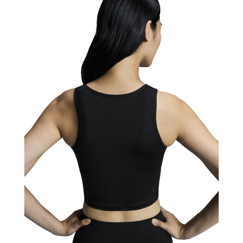 Bustiera - Studio Cut-Out Crop W - Black
