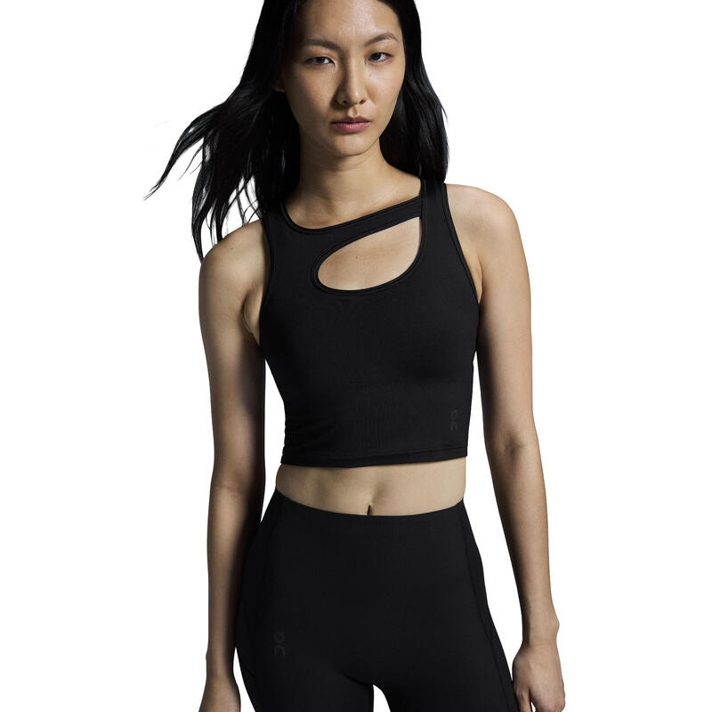 Bustiera - Studio Cut-Out Crop W - Black