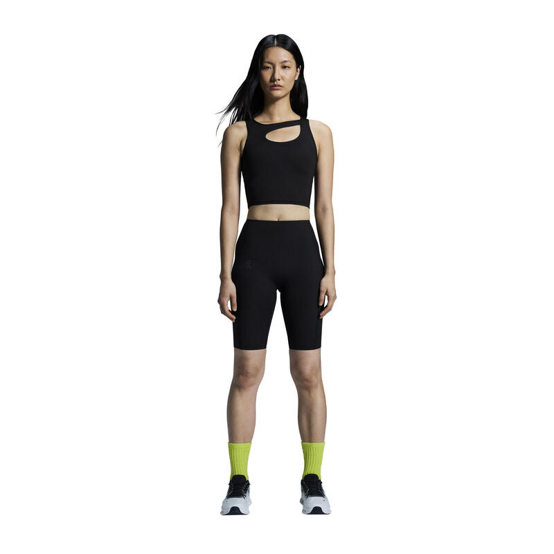 Bustiera - Studio Cut-Out Crop W - Black