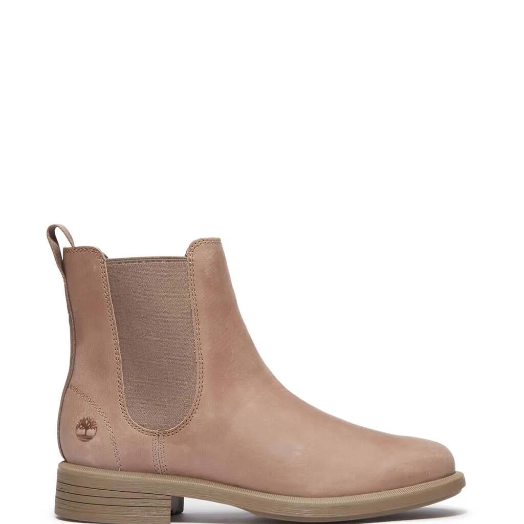 Women's mid Chelsea boots in full-grain leather