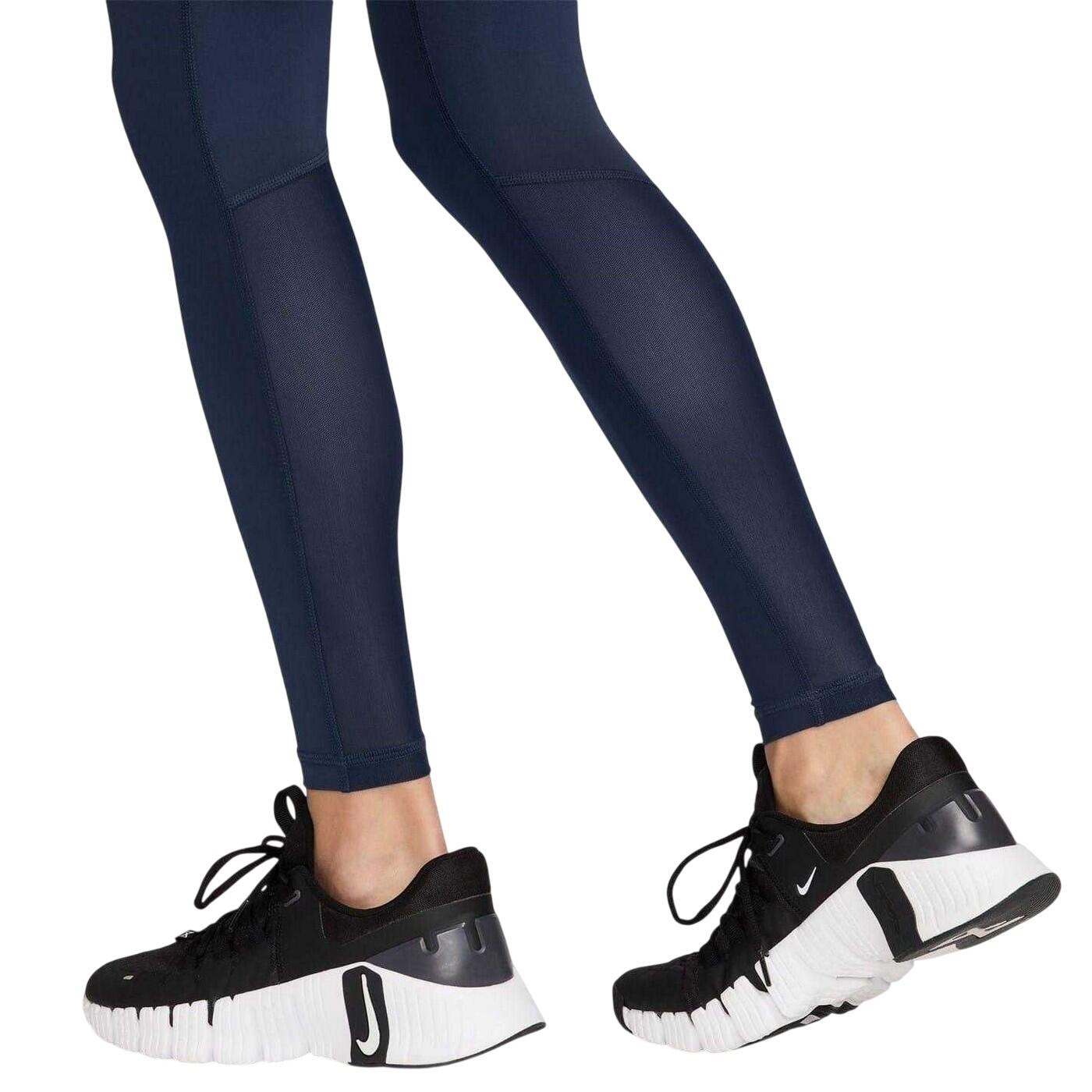 "Pro" Leggings für Damen Mitternachtsblau 3/4