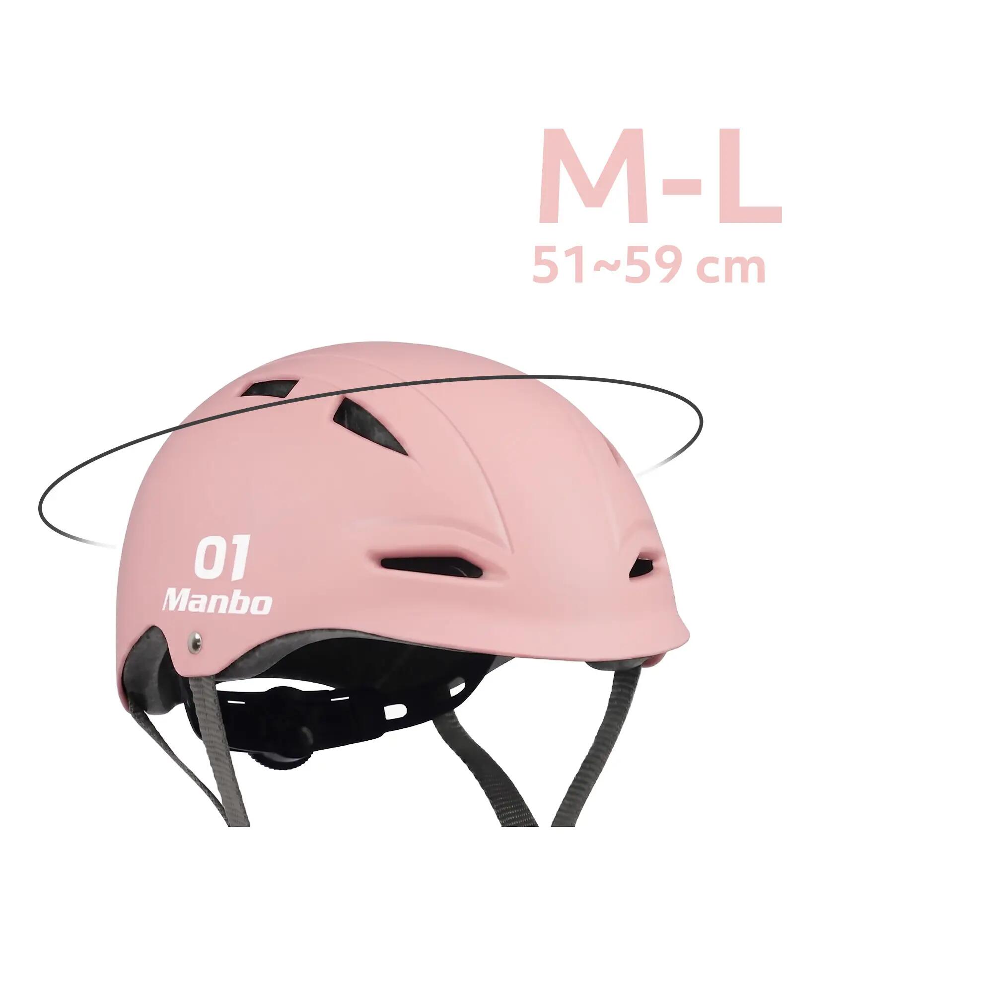Capacete Infantil Qplay - Capacete de Segurança para Crianças - Tamanho M - Rosa 2/4