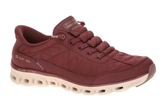 Skechers Glide Step Schuhe rot Slip-Ins 104556