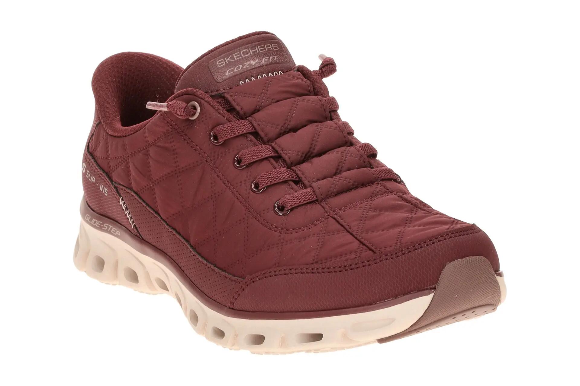 Skechers Glide Step Schuhe rot Slip-Ins 104556 3/7