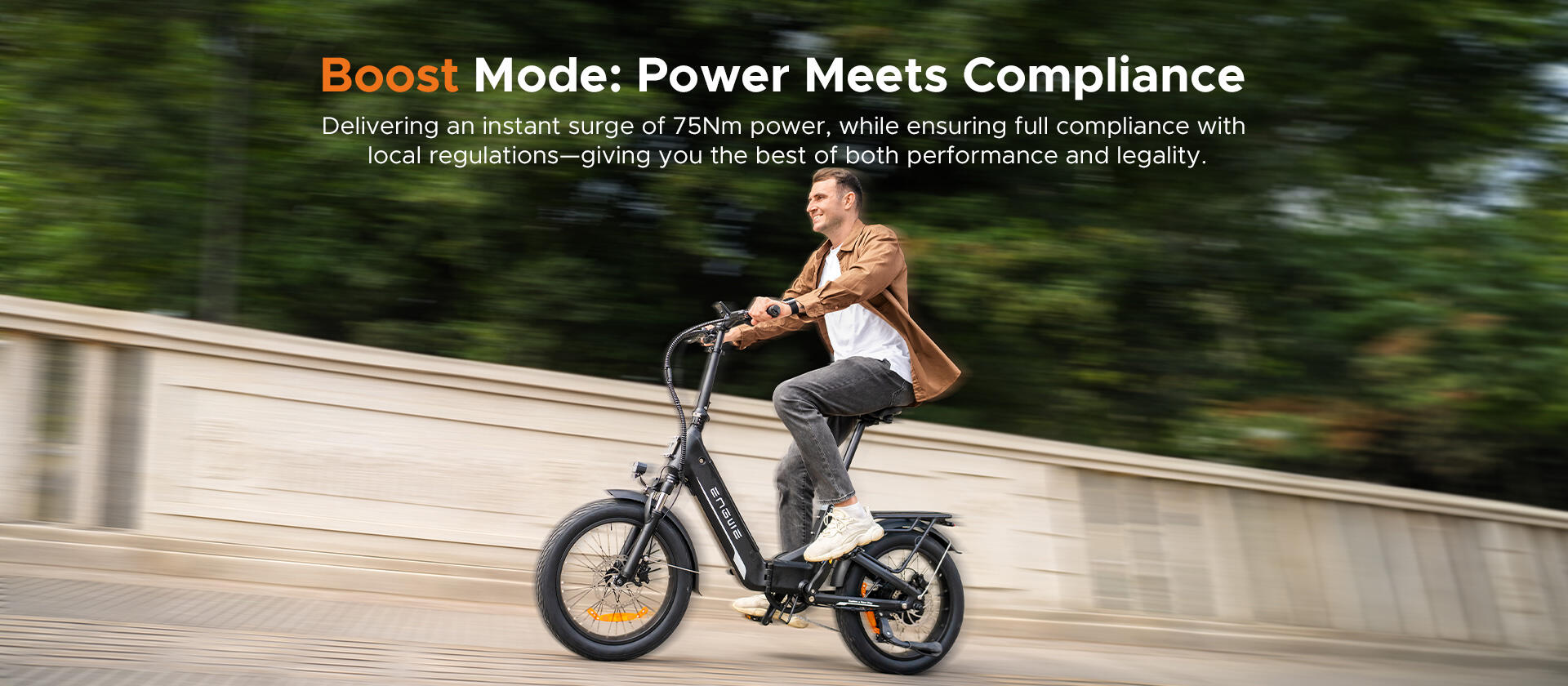 Vélo électrique pour adultes ENGWE L20 3.0 Boost Batterie 48V 13.5Ah 14/15