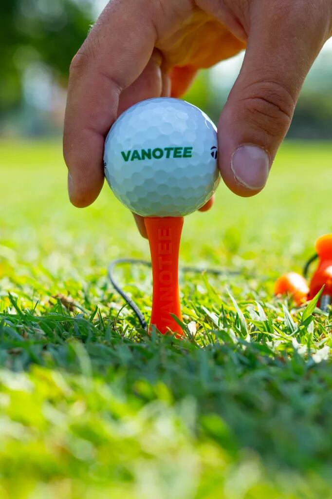 Tee - Golf - Molto resistente - Modello Vanotee - Orange 5/7