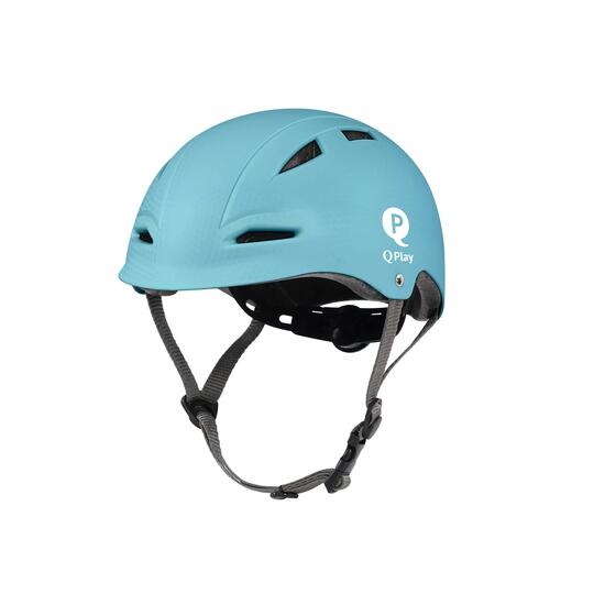 Casque Enfant Qplay - Casque de Sécurité pour Enfants - Taille S - Bleu