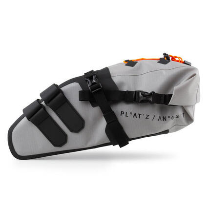 Bikepacking - Satteltasche Stratum XL - wasserdicht, grau