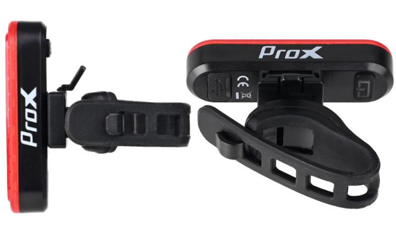 Zestaw lamp rowerowych ProX Hydra II 400 lm + 10 lm USB-C GoPro 4/4