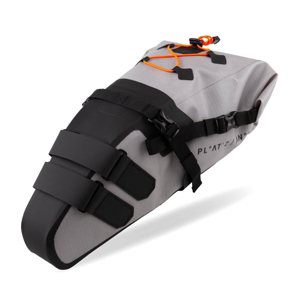Bikepacking - Satteltasche Stratum XL - wasserdicht, grau 2/3