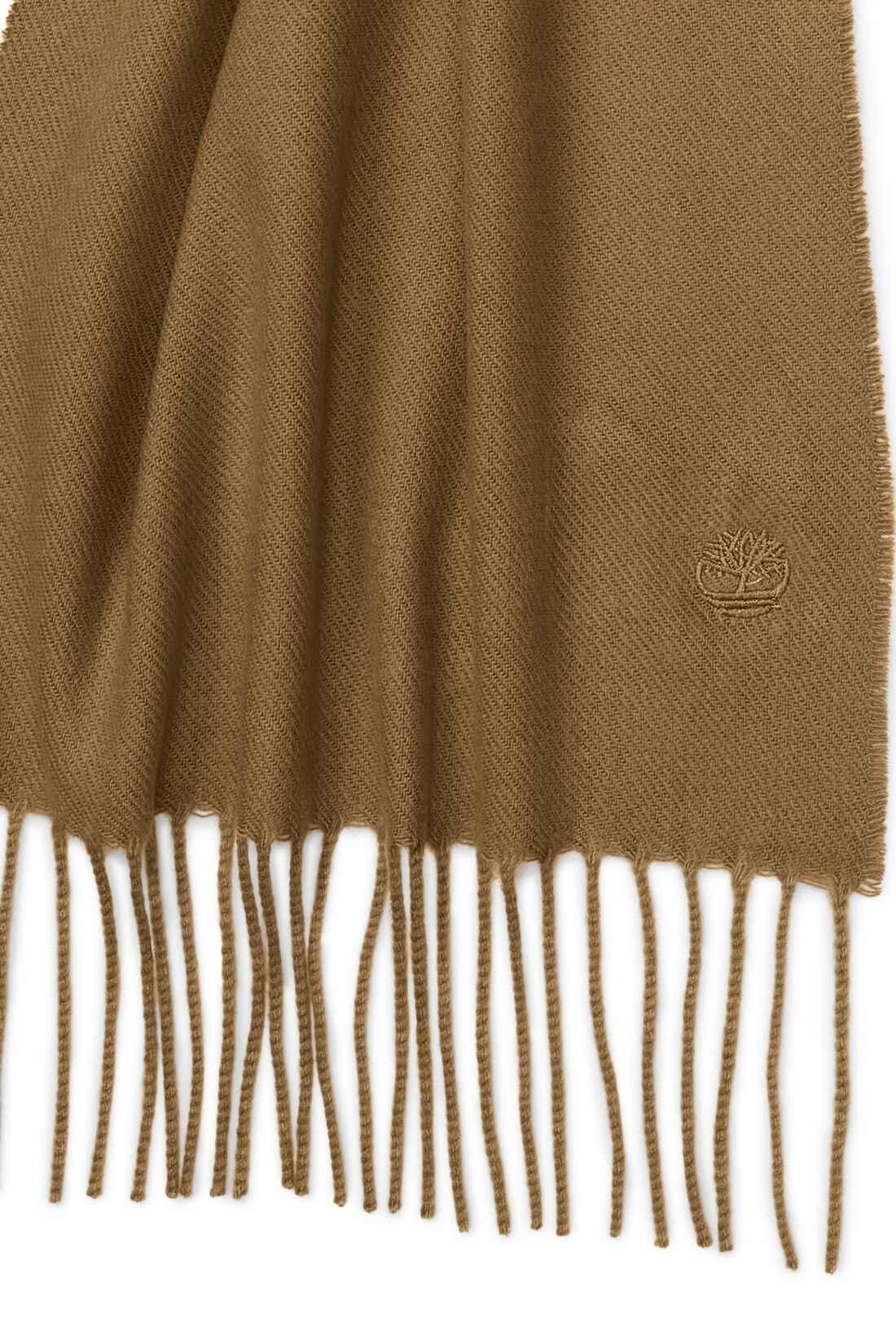 écharpe - sportswear - homme - acrylique, franges, broderie - vert 2/3