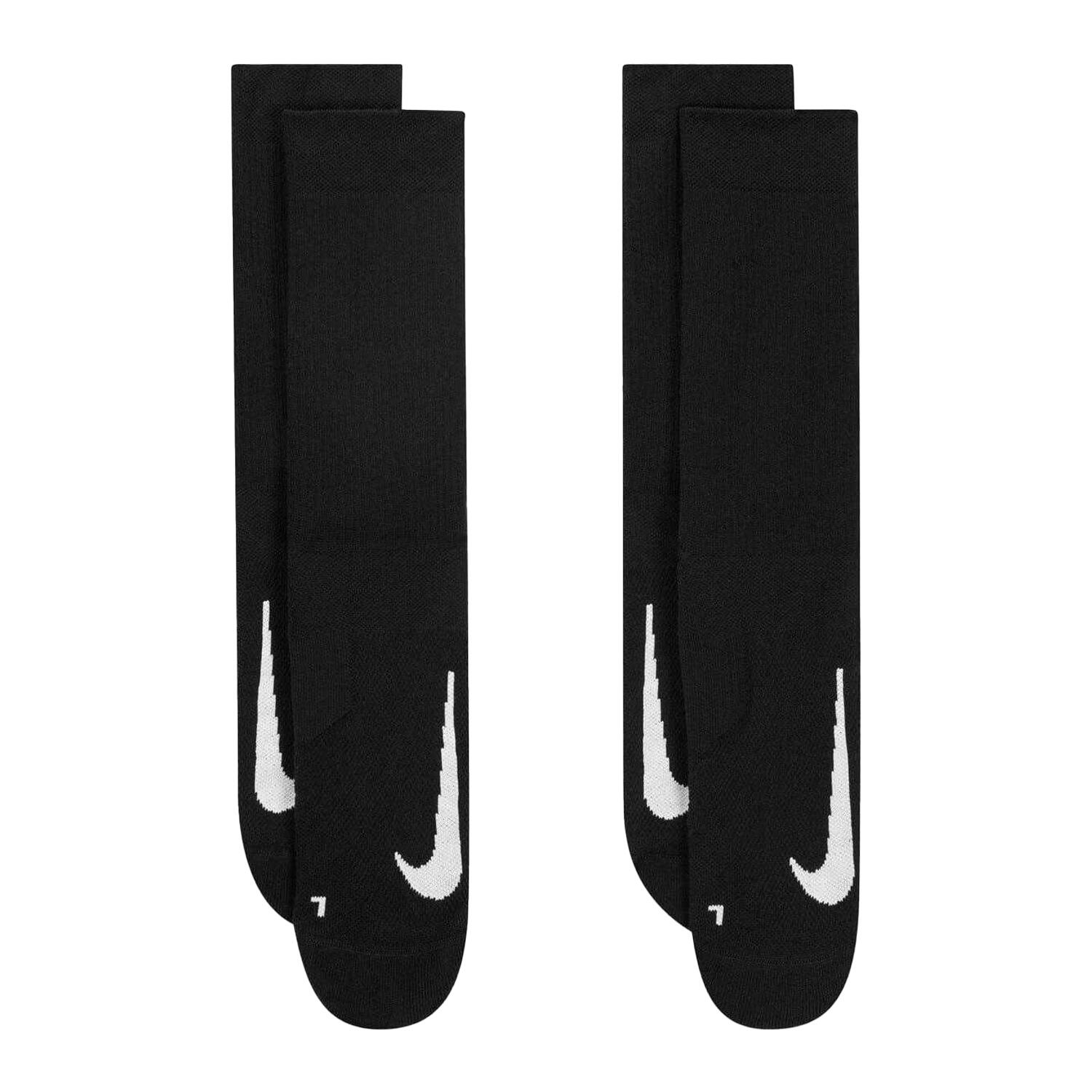 Lot De 2 Chaussettes Course À Pied MULTIPLIER Adulte (Noir) 3/4