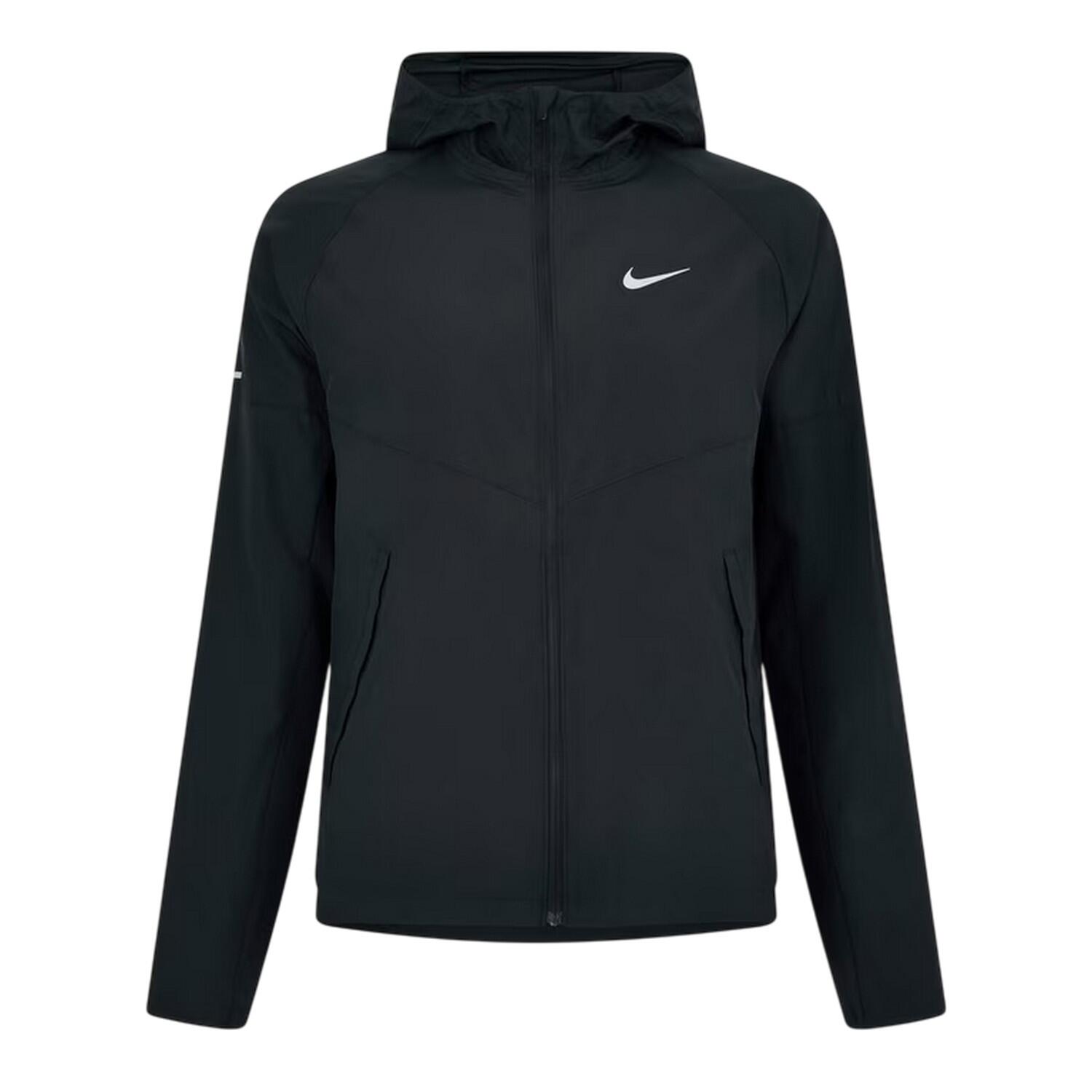 Giacca Impacchettabile Uomo Nike Repel Miller Nero Nero Riflettente 2/5