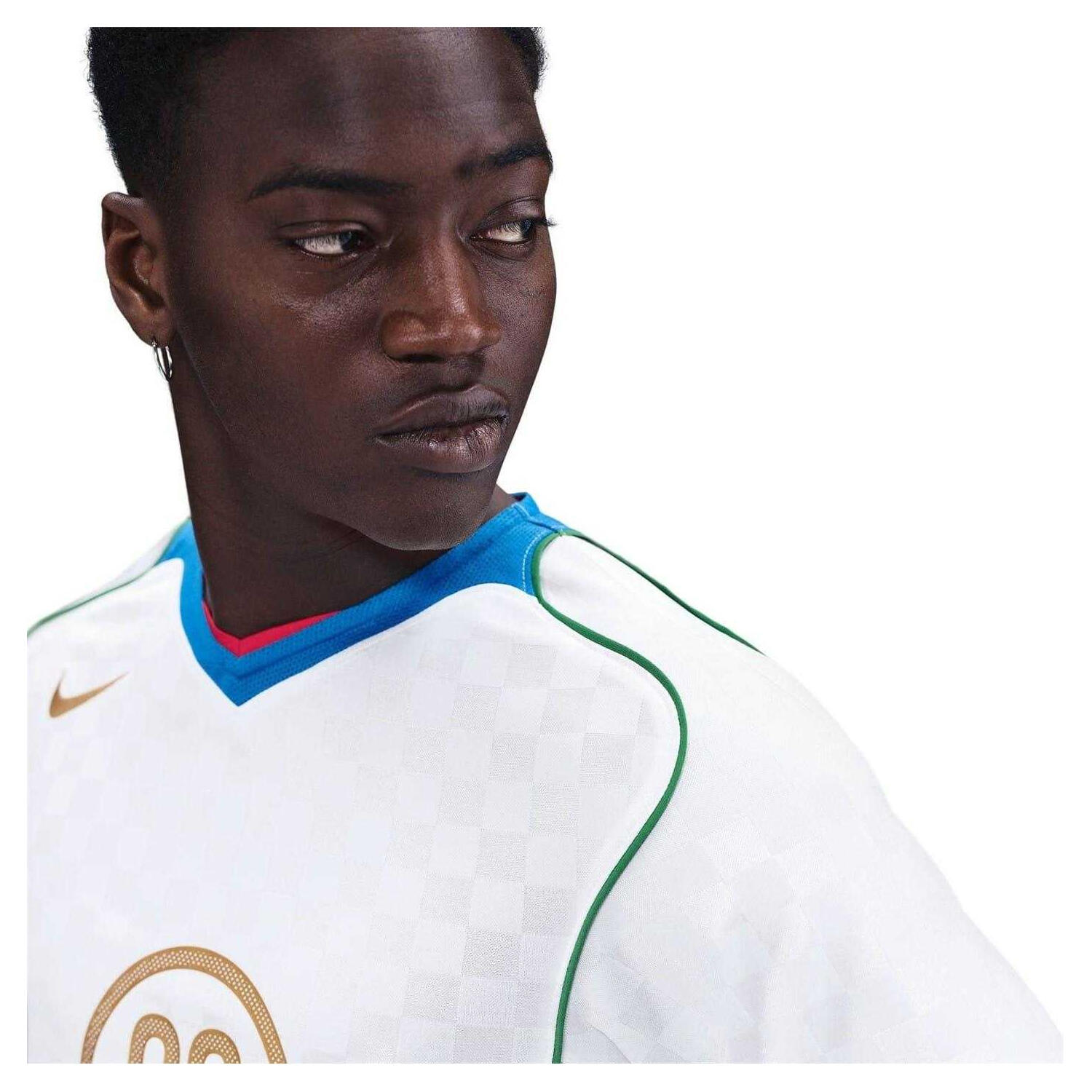 Maglia Da Calcio Adulto Unisex Nike Total 90 Energy Bianco Blu 4/4