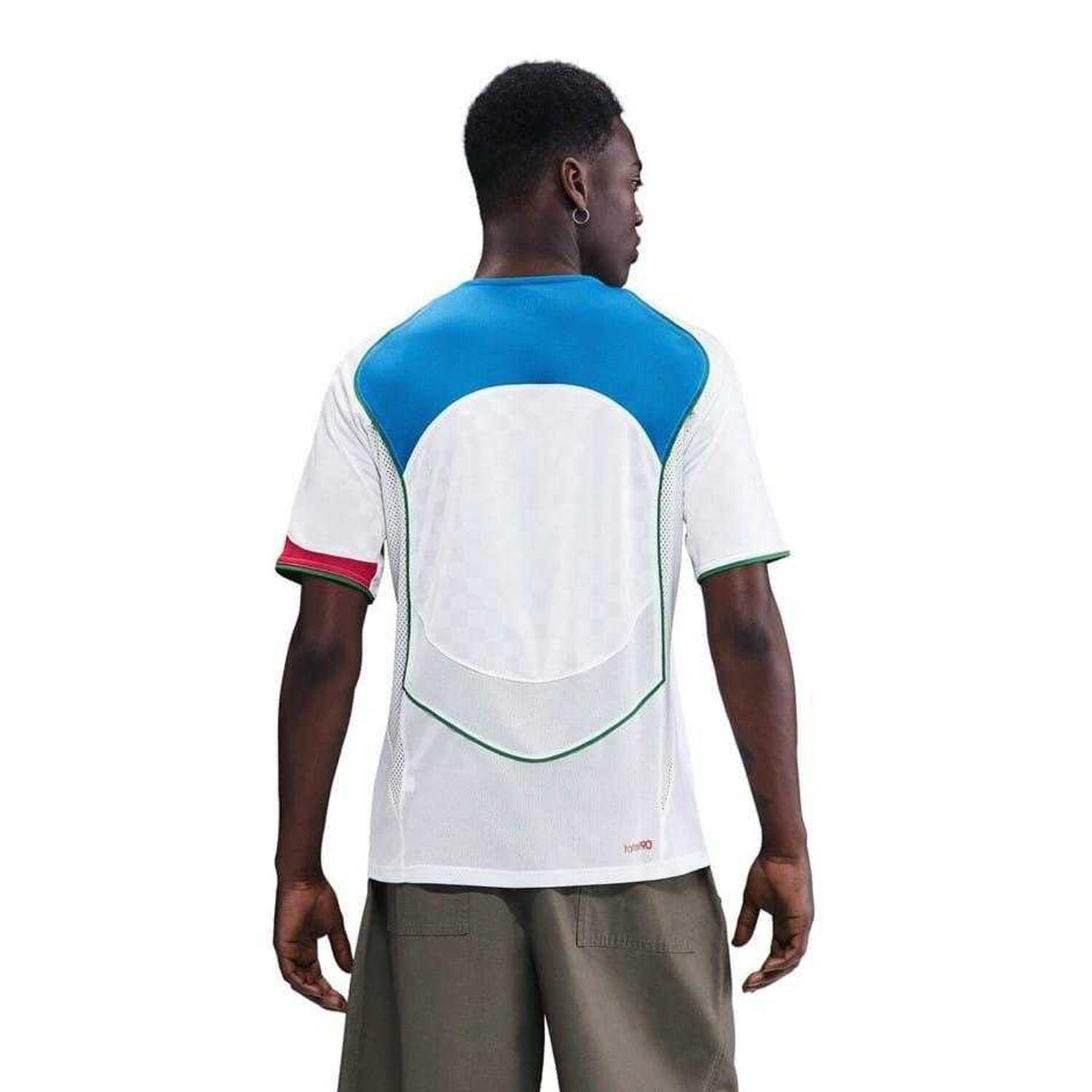 Maglia Da Calcio Adulto Unisex Nike Total 90 Energy Bianco Blu 3/4