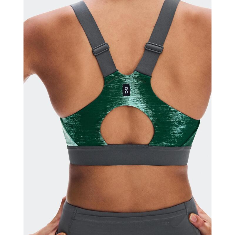 Bustieră alergare On Performance Bra Terra W - verde Cove | Kaitoke | suport me…
