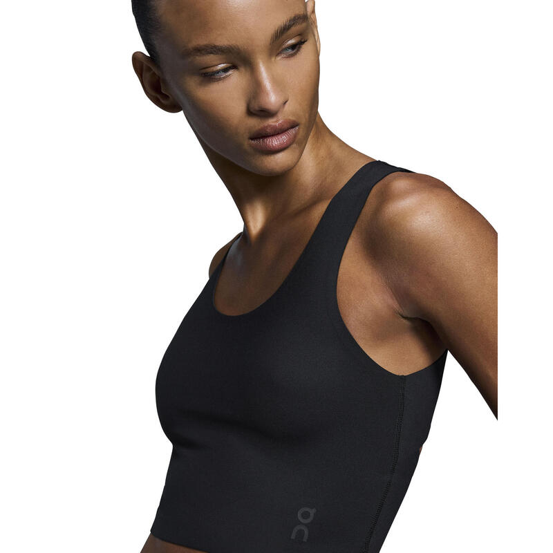 Bustiera - Studio Open Back Crop W - Black