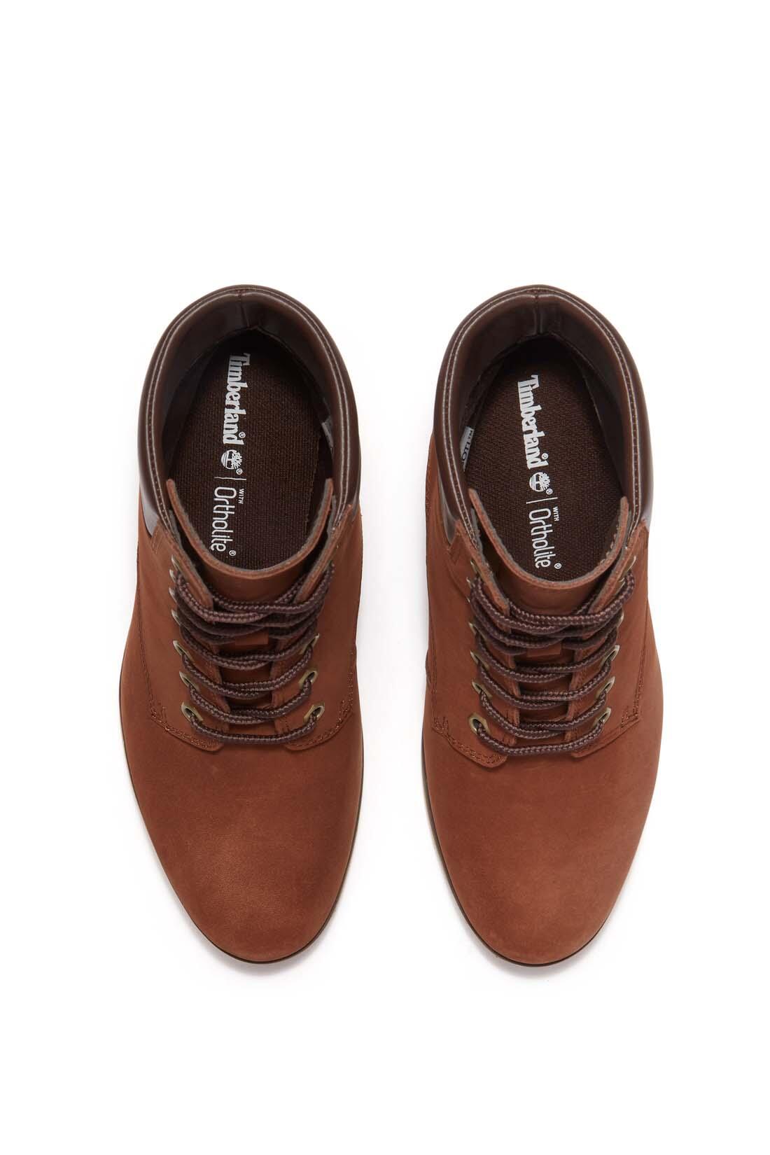 Veterschoenen – dames – Allington, nabukhiel 9,9 cm – bruin 4/6
