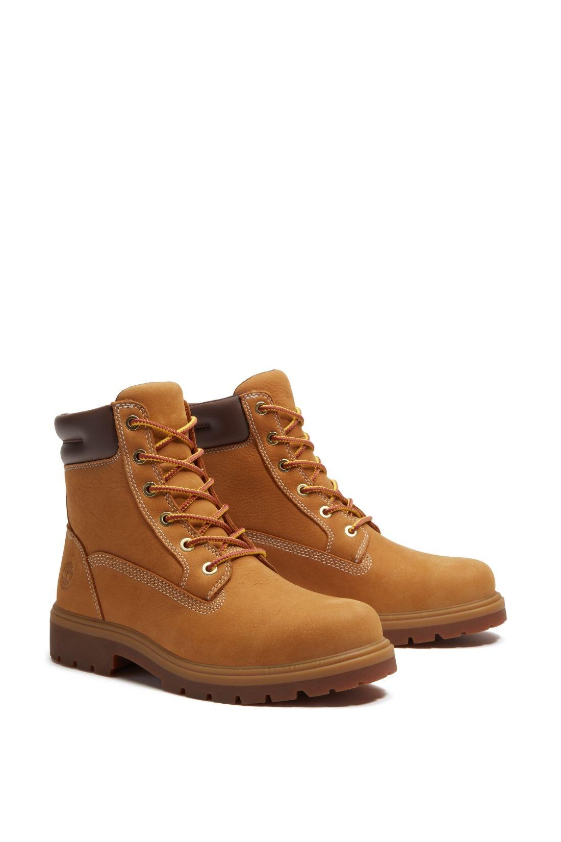 Damenstiefel, wasserdichtes Leder, Auburn Falls, Biskuit 2/6