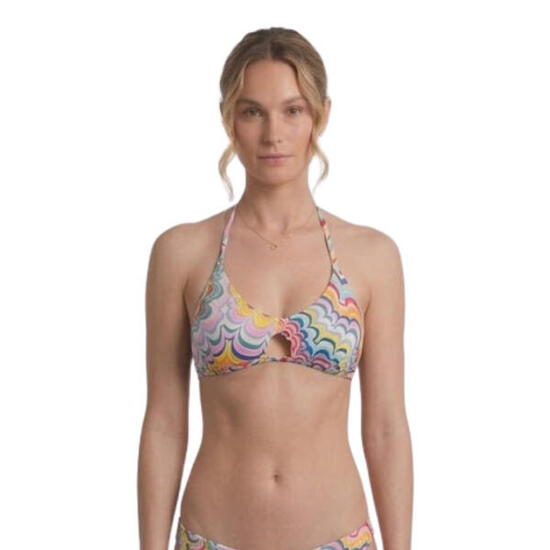 Top de bikini RVCA retro colorido