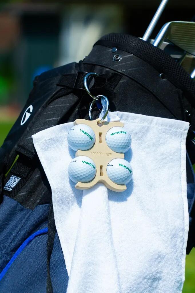 Ballhalter - Golf - Clip - Beige 2/4