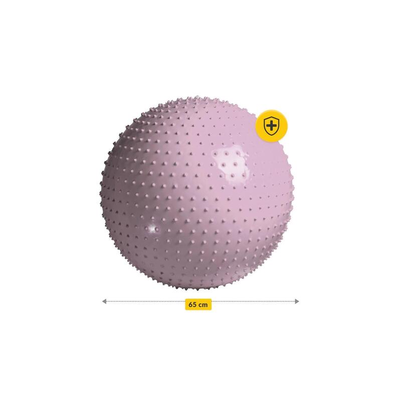 Minge gonflabilă de gimnastică 65 cm - roz