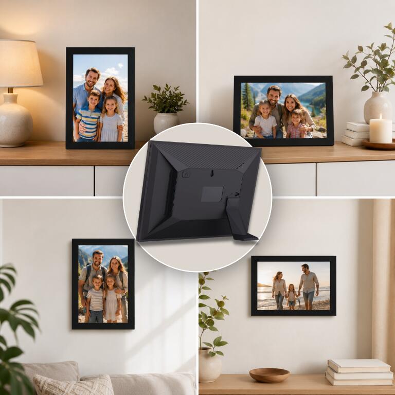 Ramka cyfrowa na zdjęcia 10.1" z aplikacją frameo 32GB  - czarna 4/7