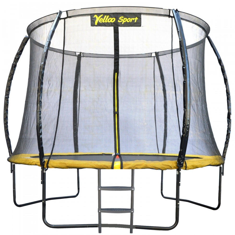 Ø 245 Cm Giallo - Trampolino Elastico Tappeto salto Certificato Ce marca Yelloo 3/14