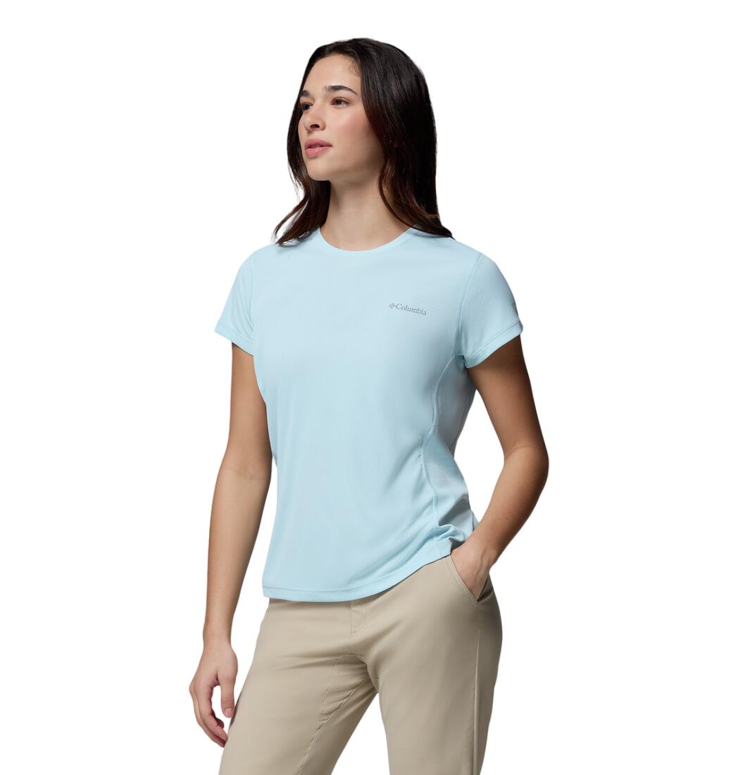 Zero Rules Light Technical T-Shirt Dames Korte mouw Marine Light 3/6