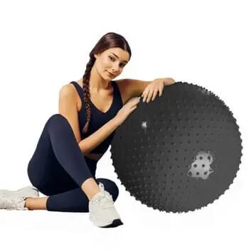 Ballon de gymnastique gonflable 65 cm - noir 6/6