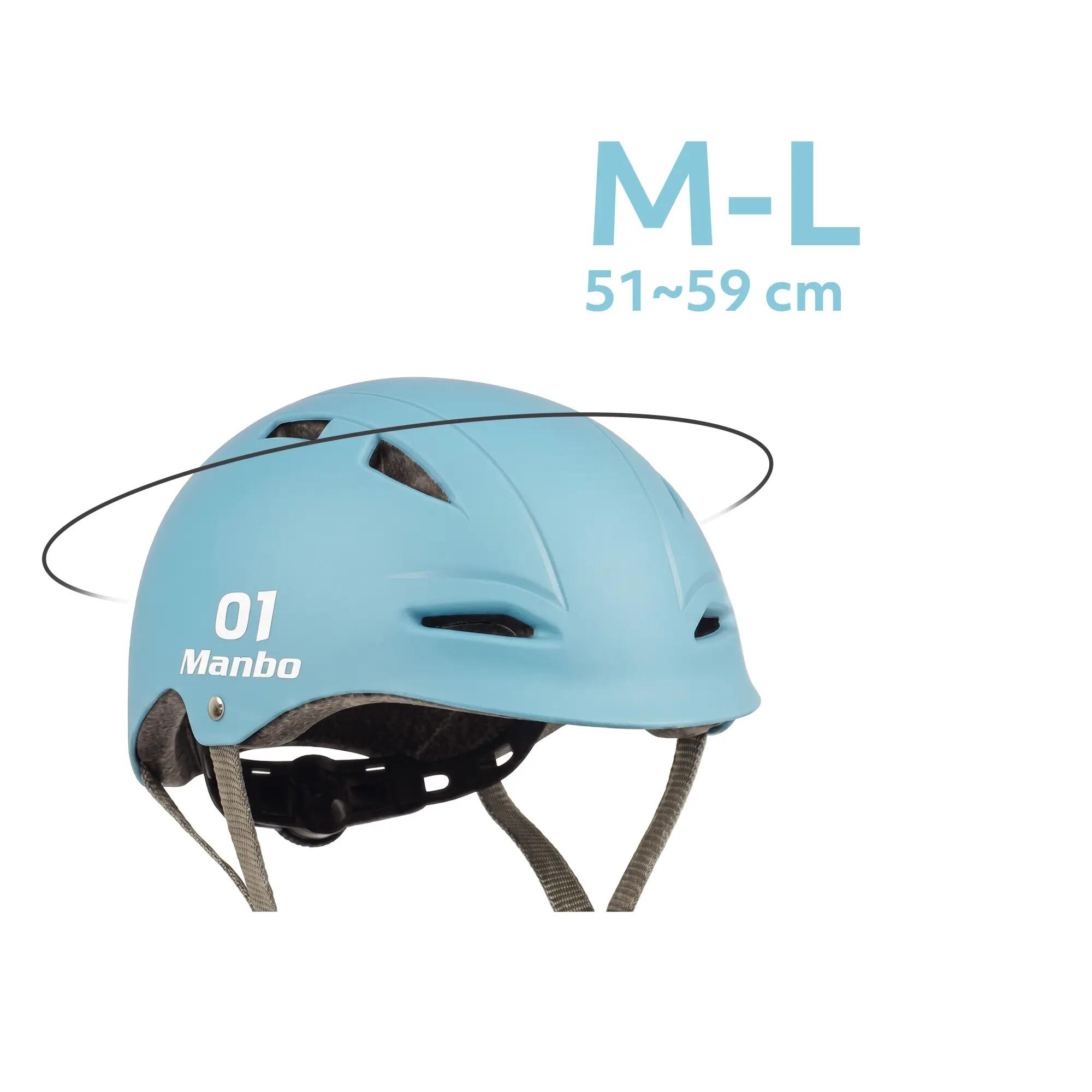 Capacete Infantil Qplay - Capacete de Segurança para Crianças - Tamanho M - Azul 2/4