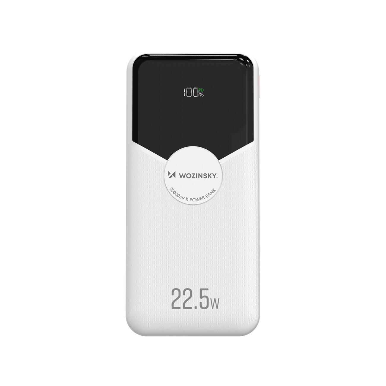 Powerbank 20000mah 22,5w PD 20w z wbudowanymi kablami lightning i usb-c 7/7