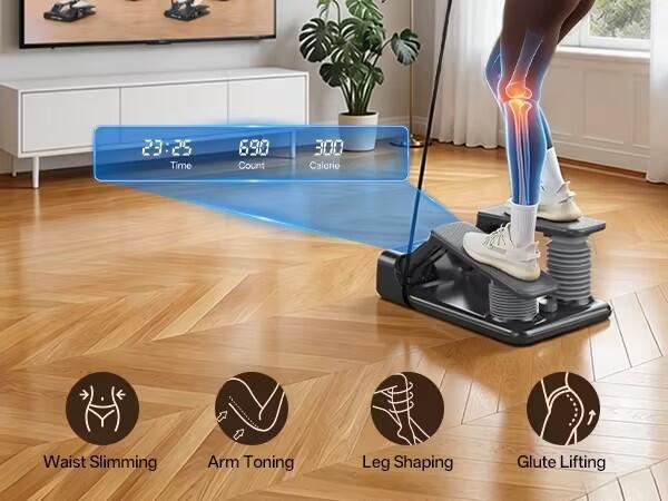 Stepper ad Aria JS300B Regolabile su 5 Livelli con Monitor LED, Portata 136 KG 9/14