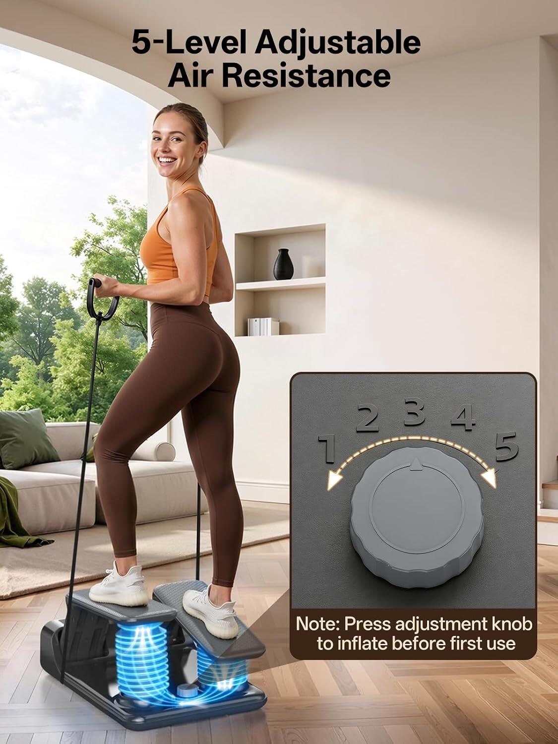 Stepper ad Aria JS300B Regolabile su 5 Livelli con Monitor LED, Portata 136 KG 4/14