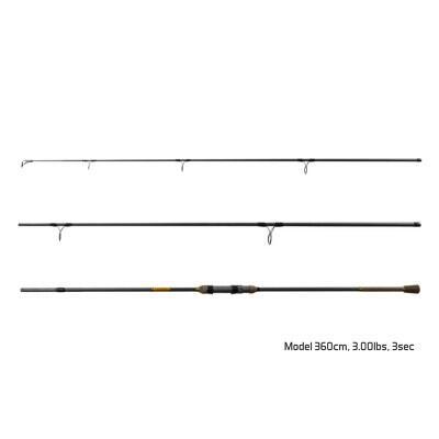Lansetă crap Delphin SYMBOL Carper 360 cm, 3.0 lbs, alb mat cupru
