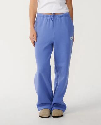 Rip curl surf puff wide leg trackpant - mid blue