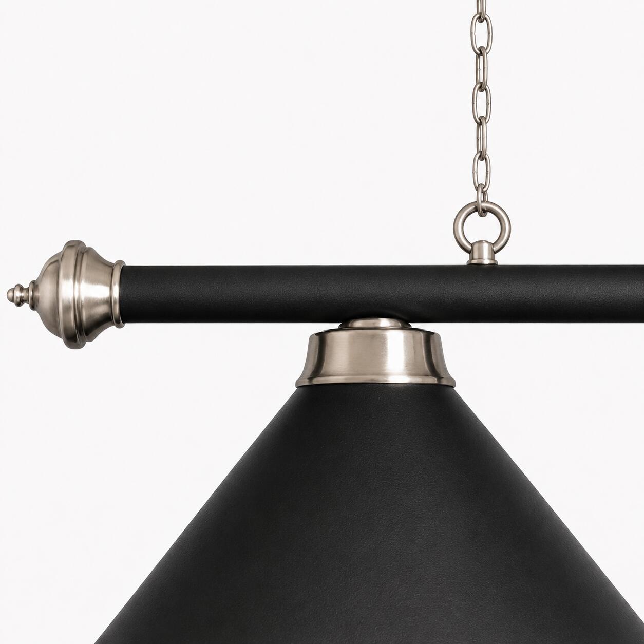 Lampe de billard avec 3 abat-jours - Noir mat 3/3