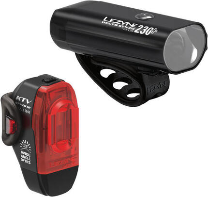Lezyne LED Pair Hecto 230+ STVZO schwarz glänzend